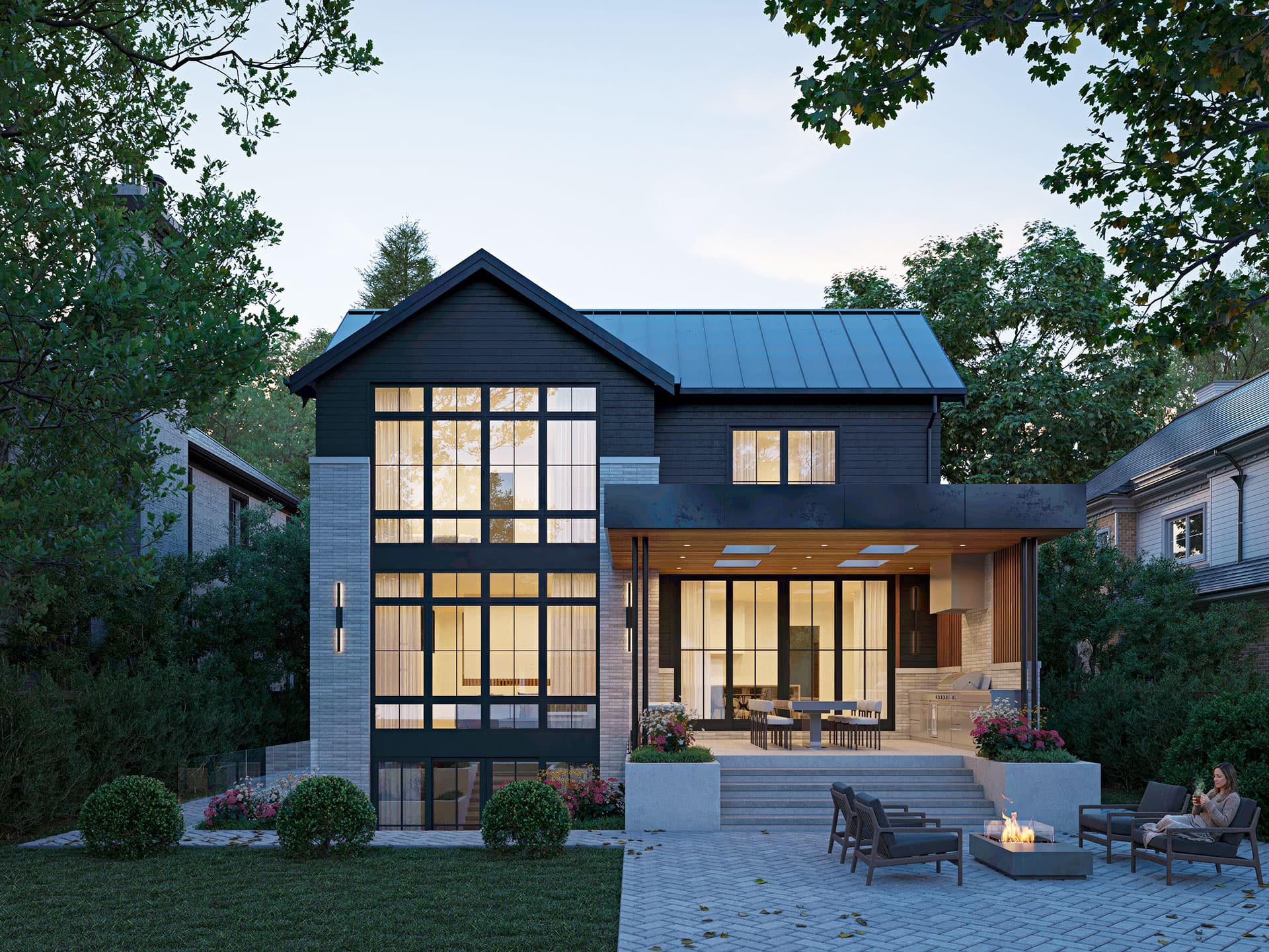 custom built home in missisauga
